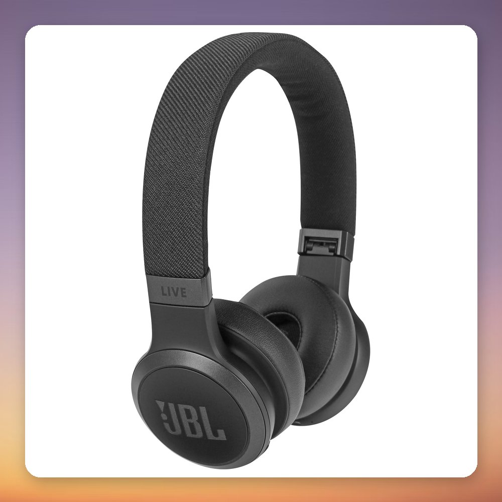JBL Live 670NC Wireless On-Ear Headphones, Active Noise Cancelling, Black