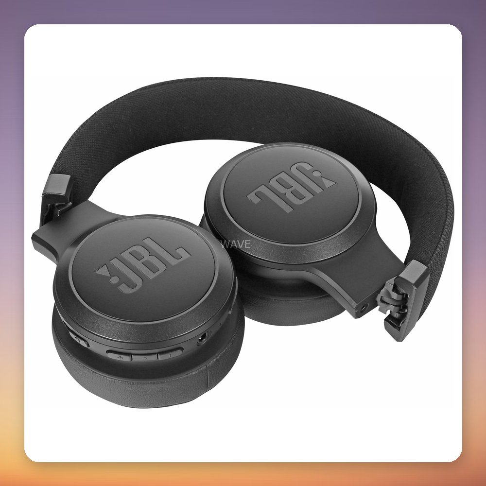 JBL Live 670NC Wireless On-Ear Headphones, Active Noise Cancelling, Black – image 2