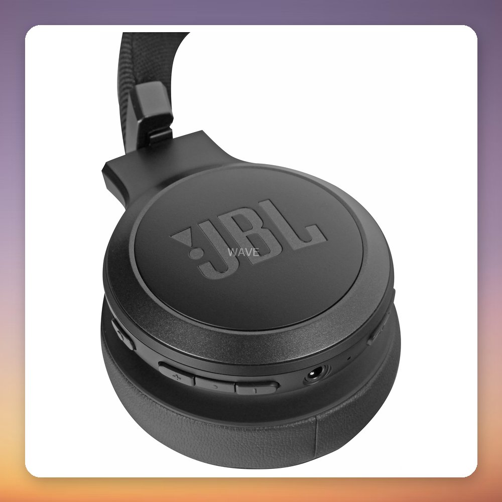 JBL Live 670NC Wireless On-Ear Headphones, Active Noise Cancelling, Black – image 3