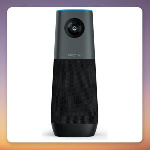 Creative Labs Live! Meet 4K Webcam, 4K UHD, 4 Omnidirectional Microphones, Black