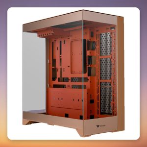 Thermaltake CTE E550 TG Mid-Tower Case, Gravel Sand, Triple Tempered Glass