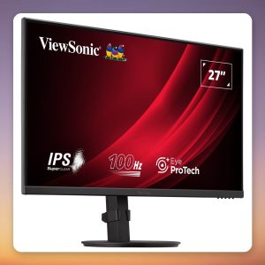 ViewSonic VG2708A-MHD 27″ Full HD IPS Monitor, 100 Hz, HDMI/DP/VGA, Black