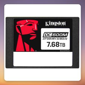 Kingston DC600ME 7.68 TB Enterprise SATA SSD, 2.5″, AES-256, PLP