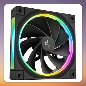 Deepcool FL12R 120 mm ARGB PWM Case Fan, Black, Reverse Blade, Single Pack