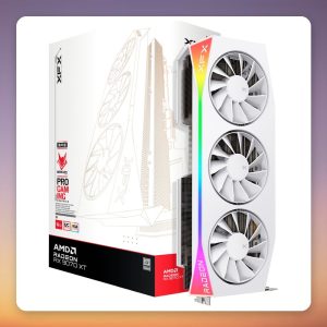 XFX Radeon RX 9070 XT OC Mercury RGB 16 GB GDDR6 Graphics Card, White