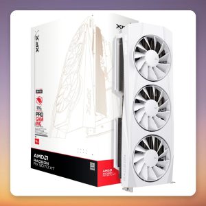 XFX Radeon RX 9070 XT Quicksilver 16 GB GDDR6 Graphics Card, White