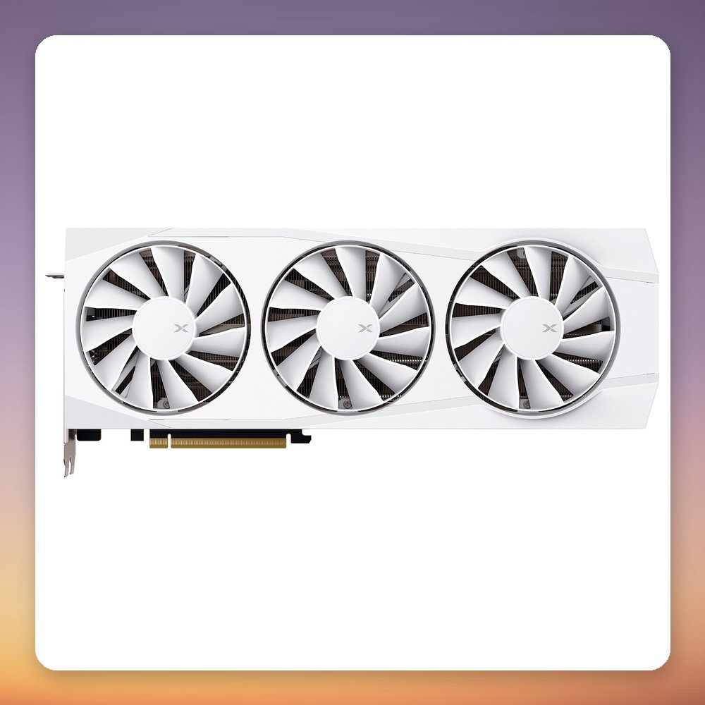 XFX Radeon RX 9070 XT Quicksilver 16 GB GDDR6 Graphics Card, White – image 2