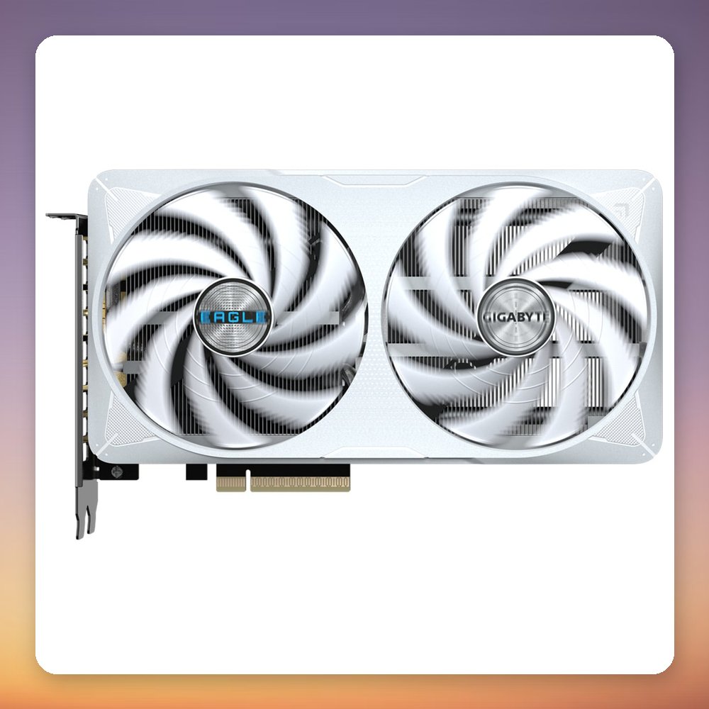 GigaByte GeForce RTX 5060 Ti EAGLE OC ICE 16 GB GDDR7 Graphics Card, White, 3x DisplayPort 2.1b, 1x HDMI 2.1b – image 2