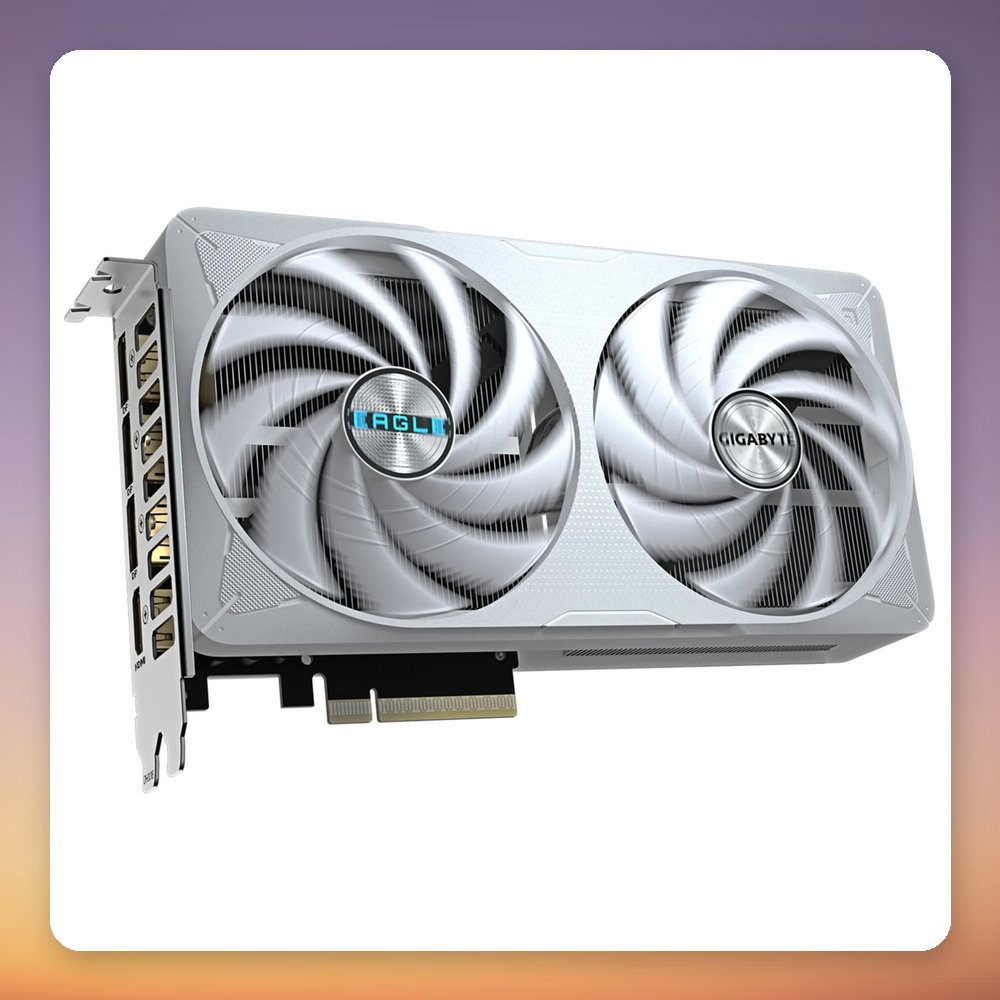 GigaByte GeForce RTX 5060 Ti EAGLE OC ICE 16 GB GDDR7 Graphics Card, White, 3x DisplayPort 2.1b, 1x HDMI 2.1b – image 3