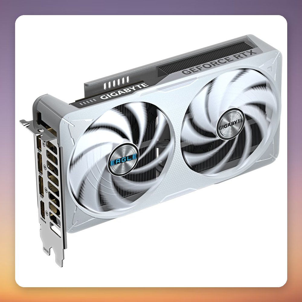 GigaByte GeForce RTX 5060 Ti EAGLE OC ICE 16 GB GDDR7 Graphics Card, White, 3x DisplayPort 2.1b, 1x HDMI 2.1b – image 4