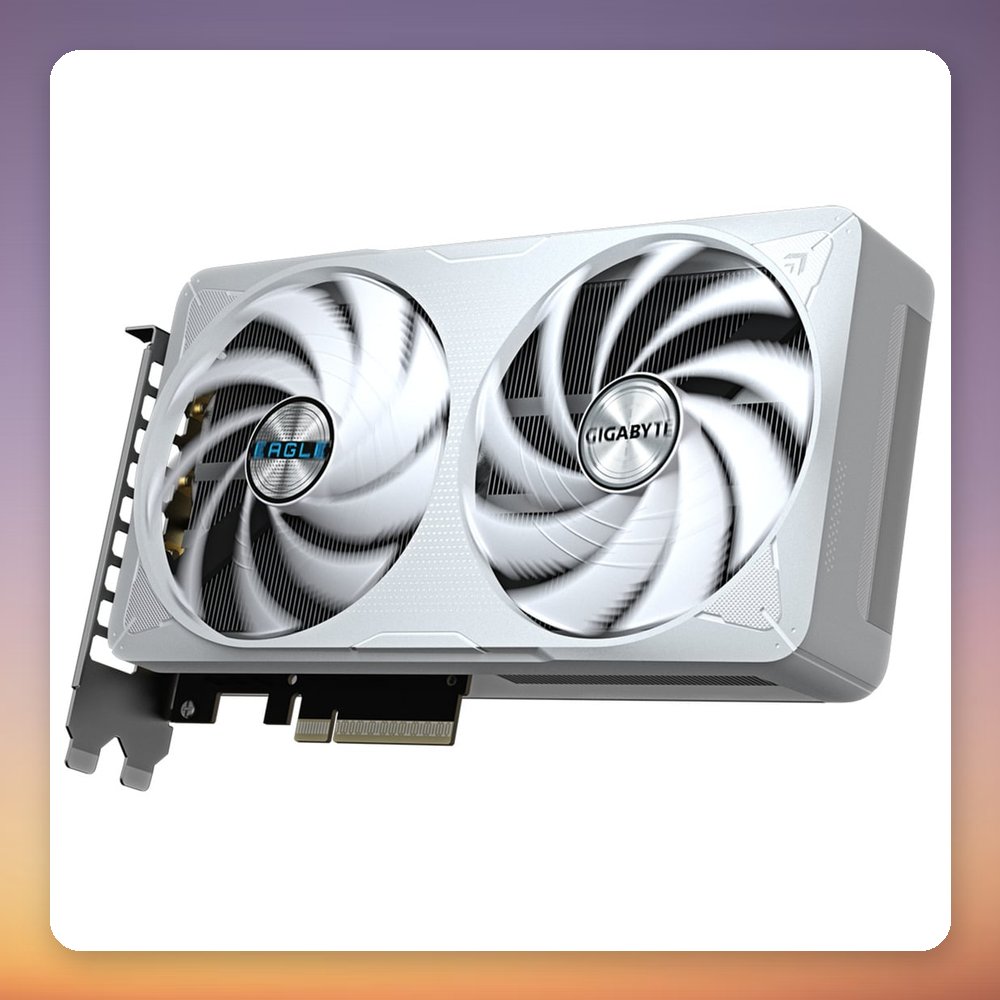 GigaByte GeForce RTX 5060 Ti EAGLE OC ICE 16 GB GDDR7 Graphics Card, White, 3x DisplayPort 2.1b, 1x HDMI 2.1b – image 5