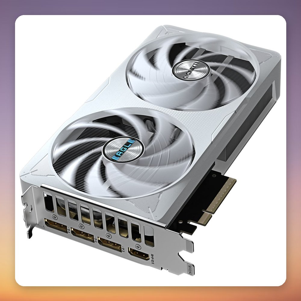 GigaByte GeForce RTX 5060 Ti EAGLE OC ICE 16 GB GDDR7 Graphics Card, White, 3x DisplayPort 2.1b, 1x HDMI 2.1b – image 6
