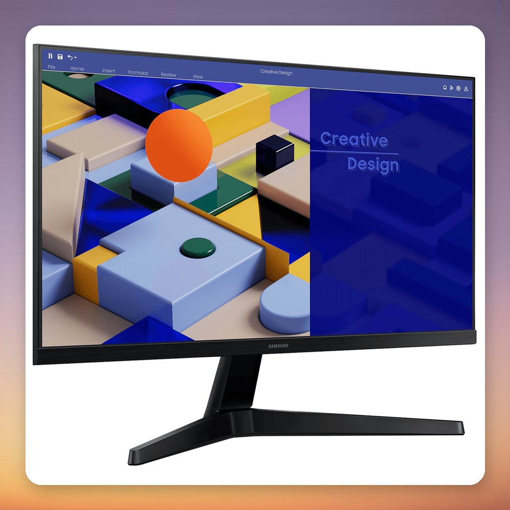 Samsung Essential S24D304GAU 23.8" Full HD IPS Monitor, 100 Hz, HDMI, VGA, Black