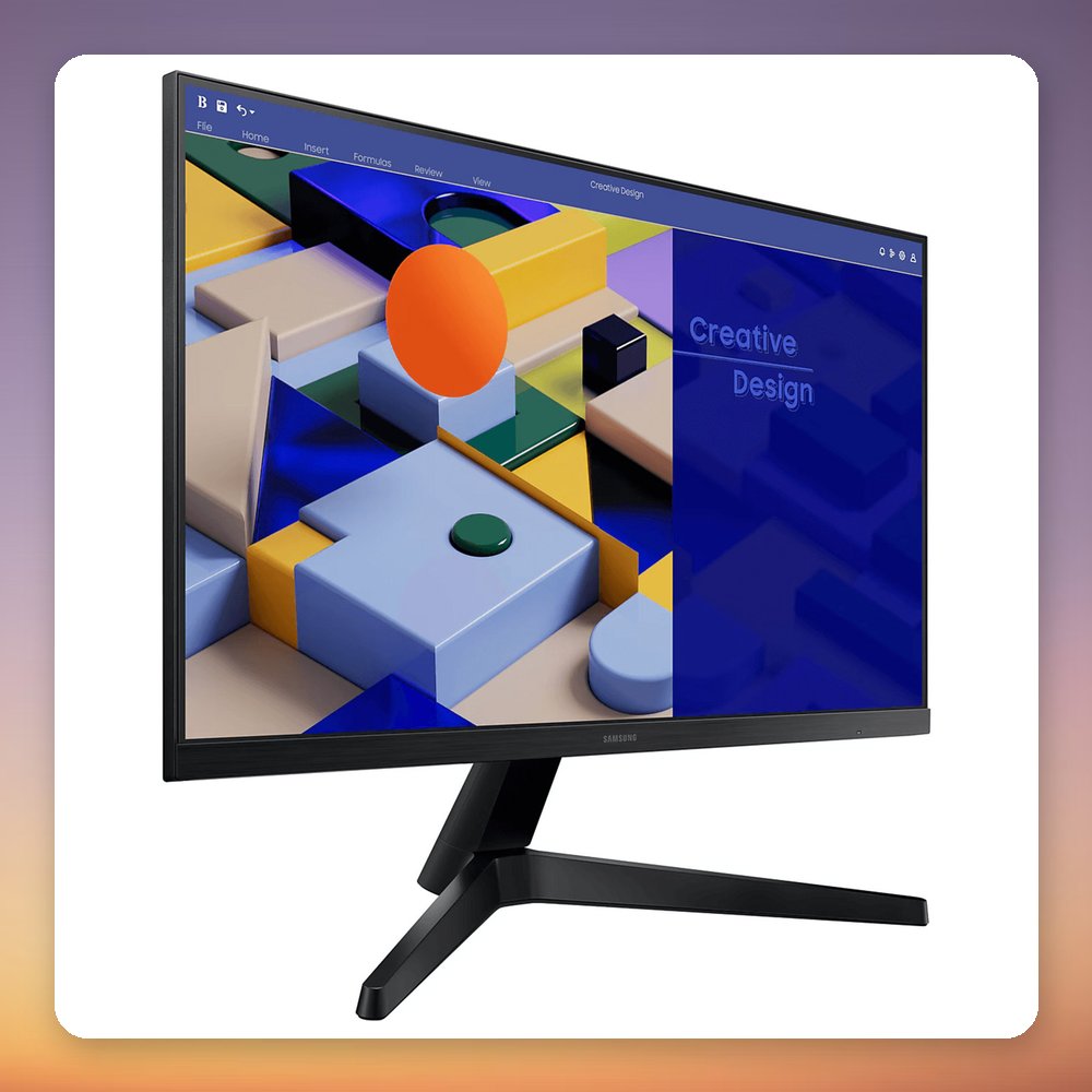 Samsung Essential S24D304GAU 23.8" Full HD IPS Monitor, 100 Hz, HDMI, VGA, Black – image 2