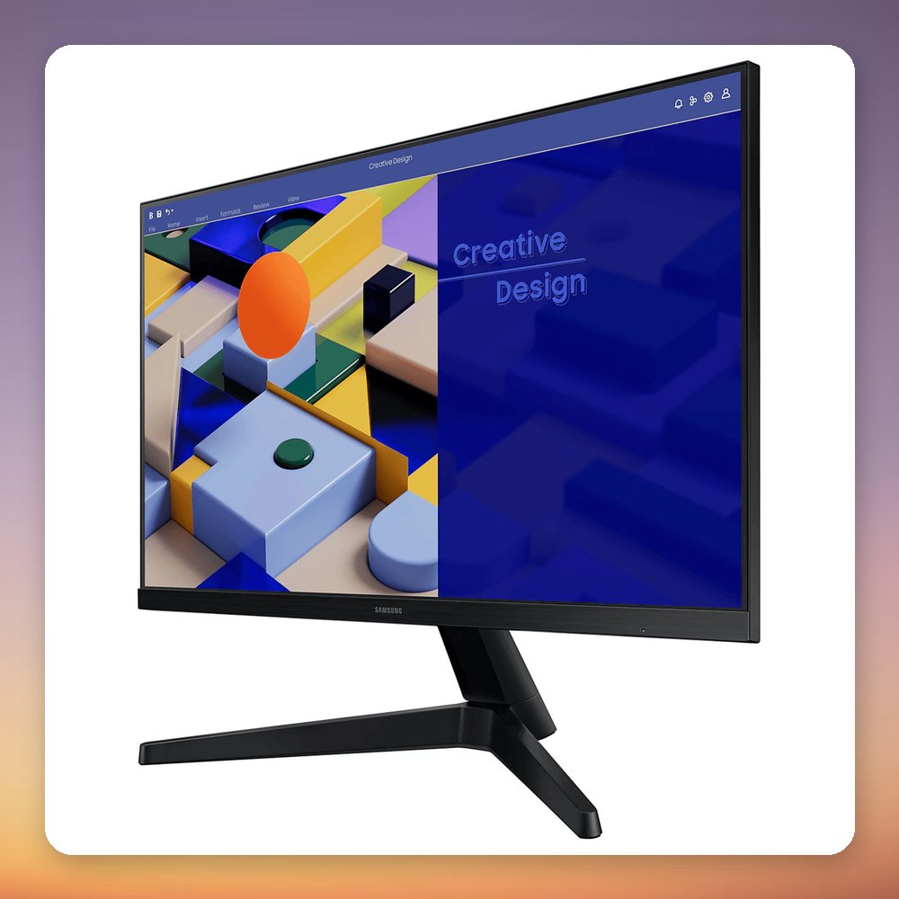 Samsung Essential S24D304GAU 23.8" Full HD IPS Monitor, 100 Hz, HDMI, VGA, Black – image 4
