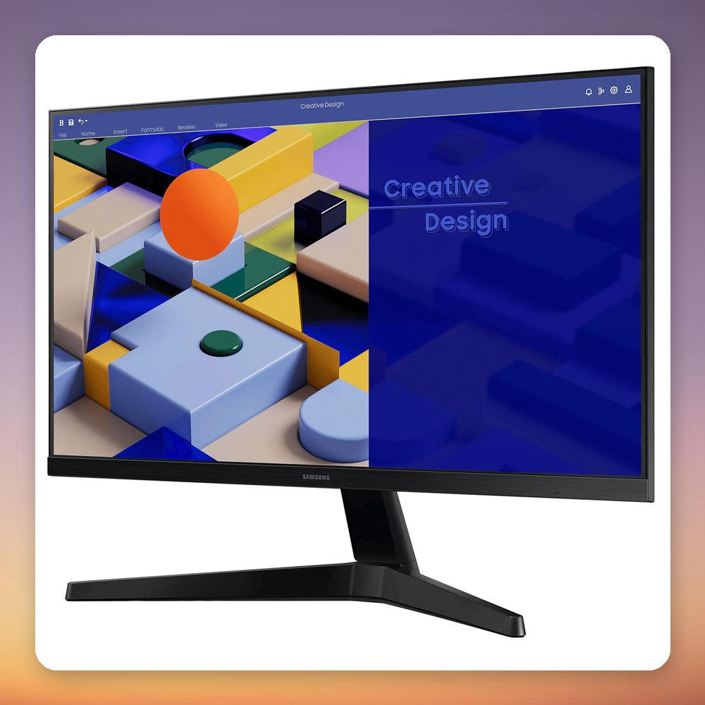 Samsung Essential S24D304GAU 23.8" Full HD IPS Monitor, 100 Hz, HDMI, VGA, Black – image 5