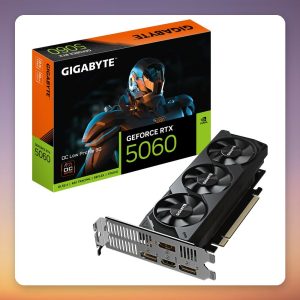 GigaByte GeForce RTX 5060 OC Low Profile 8 GB GDDR7 Graphics Card, 3x DisplayPort 2.1b, 1x HDMI 2.1b