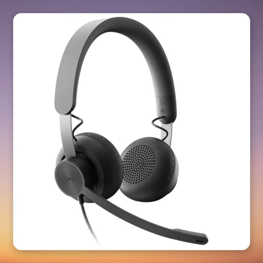 Logitech Zone Wired MS Teams USB-C Headset, Graphite, Microsoft Teams Certified