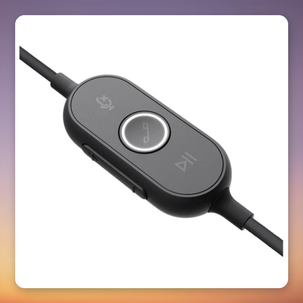Logitech Zone Wired MS Teams USB-C Headset, Graphite, Microsoft Teams Certified – image 4