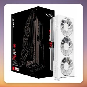 XFX Radeon RX 9060 XT Swift OC Triple Fan 16 GB GDDR6 Graphics Card, White