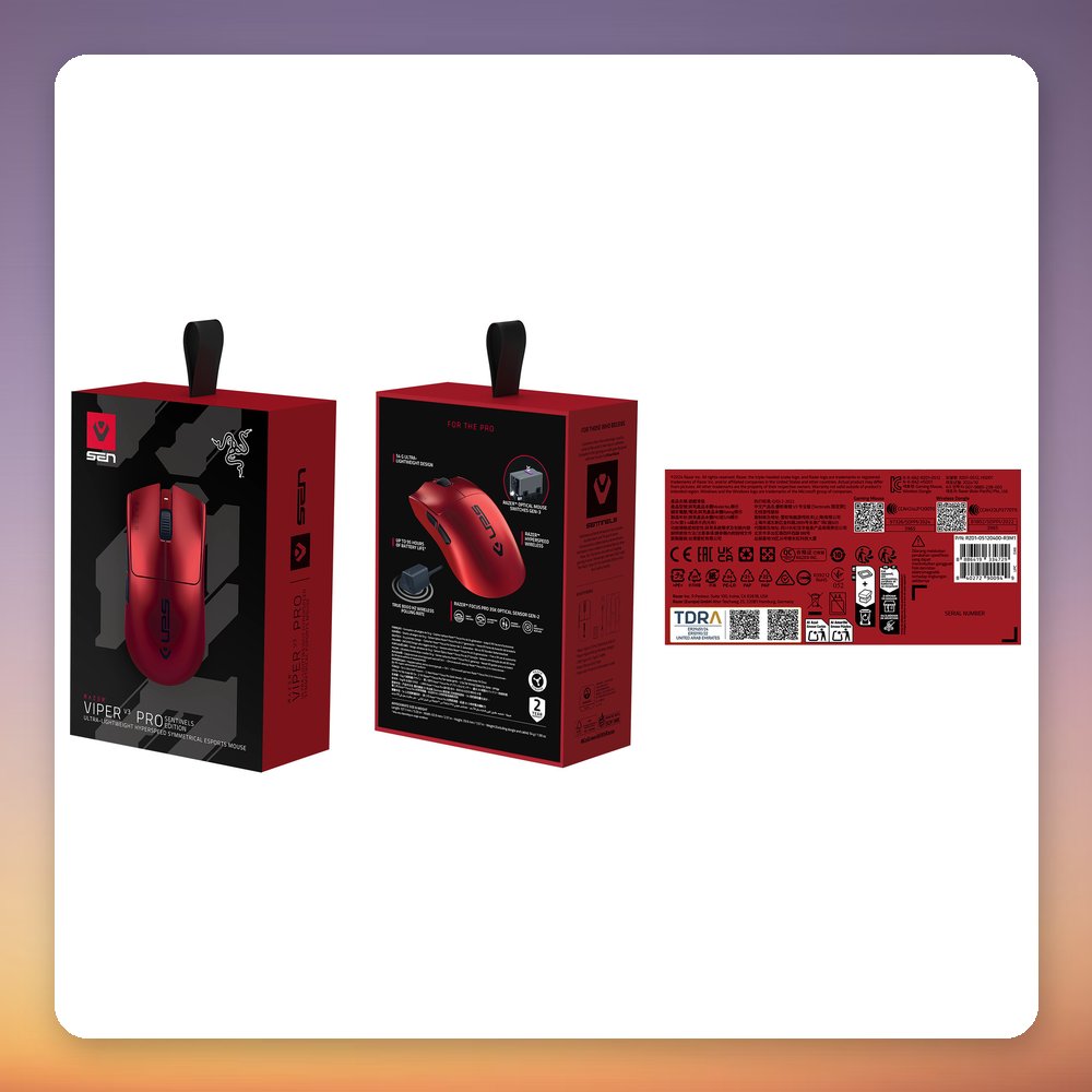 Razer Viper V3 Pro Sentinels Edition 54 g Wireless Gaming Mouse, 35000 DPI, 8000 Hz – image 4
