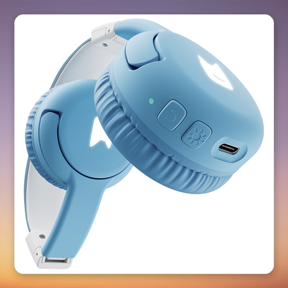 Tonies Bluetooth Kids Headphones for Toniebox 2, Sky Blue, 85 dB Limit – image 5