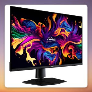MSI MAG 321UPDE QD-OLED 31.5" 4K 165Hz Gaming Monitor, USB-C, Black