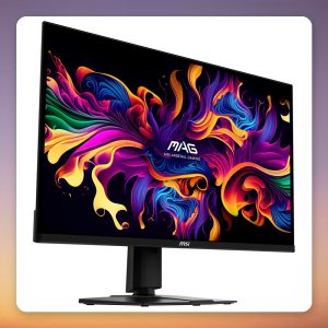 MSI MAG 321UPDE QD-OLED 31.5″ 4K 165Hz Gaming Monitor, USB-C, Black