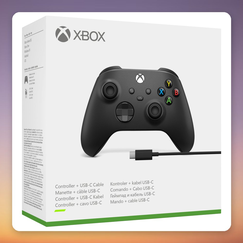 Microsoft Xbox Wireless Controller Black with USB-C Cable, Bluetooth – image 5