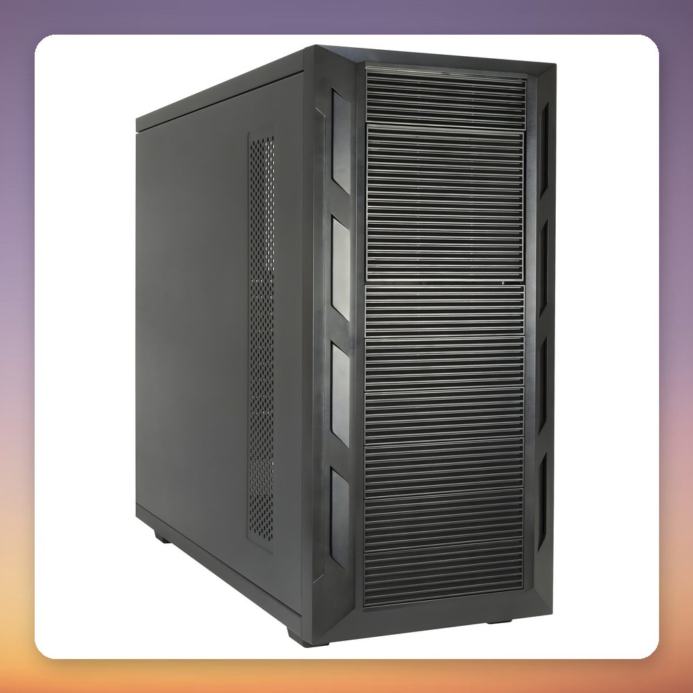 Inter-Tech IPC Server T-9 E-ATX/SSI-EEB Server Tower Case, Black, 9 Slots