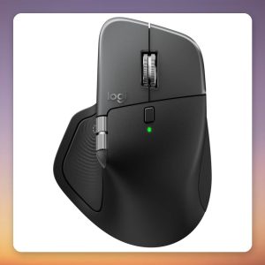 Logitech MX Master 4 for Mac Wireless Mouse, Black, Bluetooth, 8000 DPI