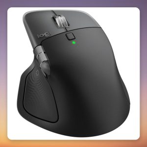 Logitech MX Master 4 for Mac Wireless Mouse, Black, Bluetooth, 8000 DPI