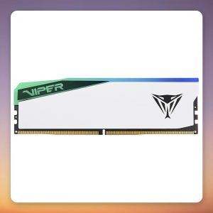 Patriot Viper RGB Elite 5 16 GB DDR5-6000 CL30 (1x16 GB) White, Intel XMP & AMD EXPO