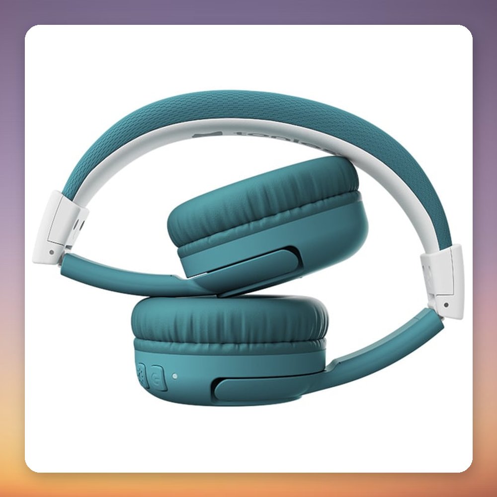 Tonies Bluetooth Kids Headphones for Toniebox 2, Sea Green/White, 85 dB Limit – image 3
