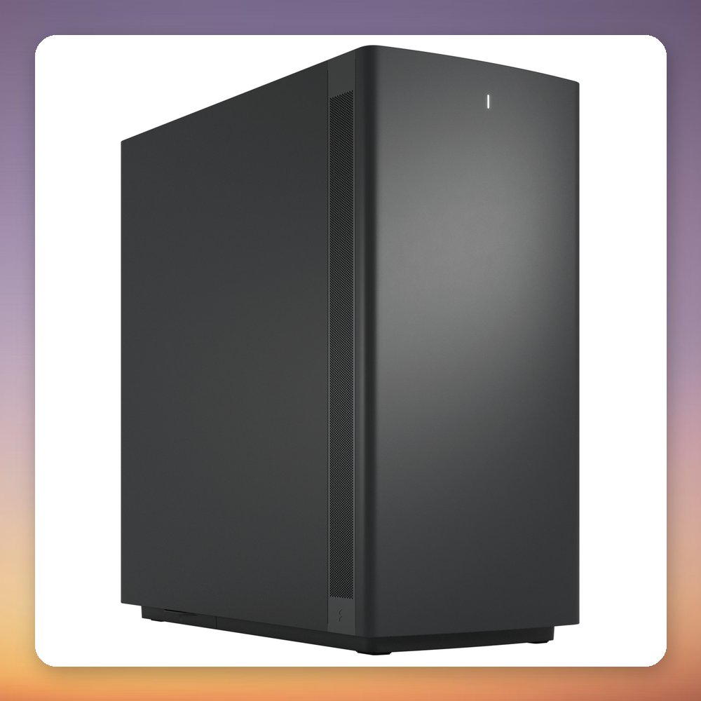 Fractal Design Define One Dark Solid Midi Tower Case, E-ATX, Black