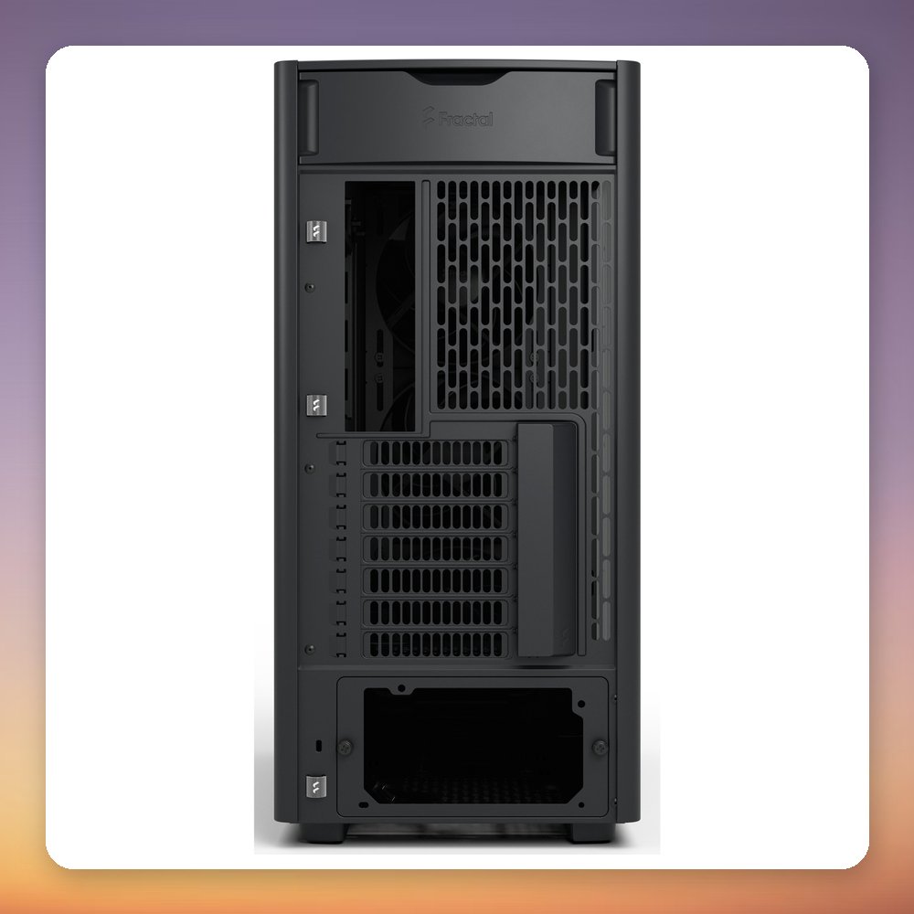 Fractal Design Define One Dark TG Light Tint Midi-Tower Case, Black, 3x 140 mm PWM Fans – image 5