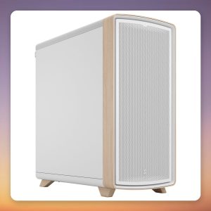 Fractal Design Summit Chalk White Solid Midi-Tower Case, E-ATX, White/Wood