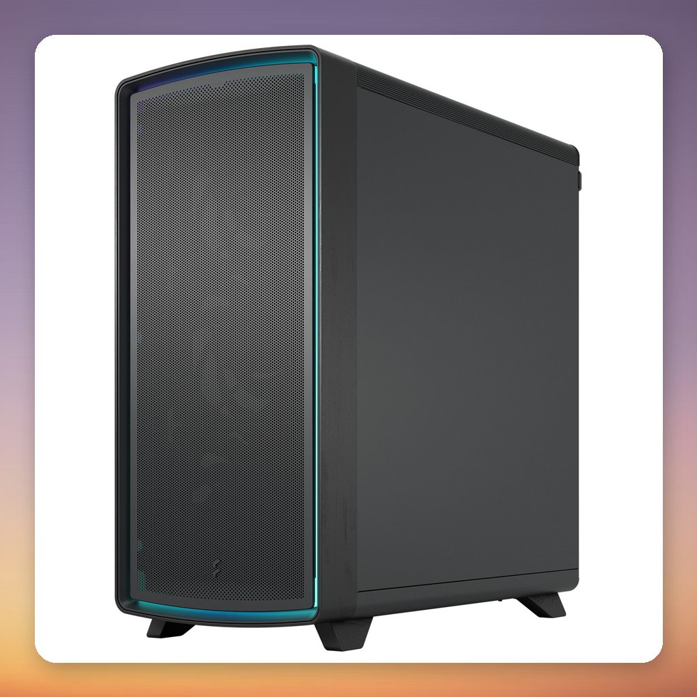 Fractal Design Summit Ambience Blackout TG Light Tint Midi-Tower Case, Black, E-ATX – image 3
