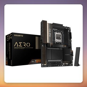Gigabyte X870E AERO X3D Dark Wood AM5 ATX Motherboard, DDR5, Wi-Fi 7, 4x M.2