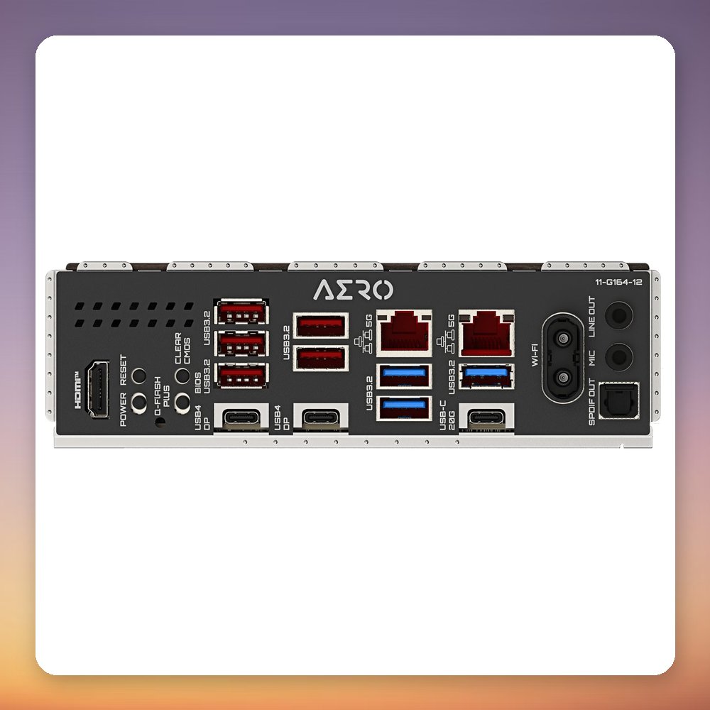 Gigabyte X870E AERO X3D Dark Wood AM5 ATX Motherboard, DDR5, Wi-Fi 7, 4x M.2 – image 6