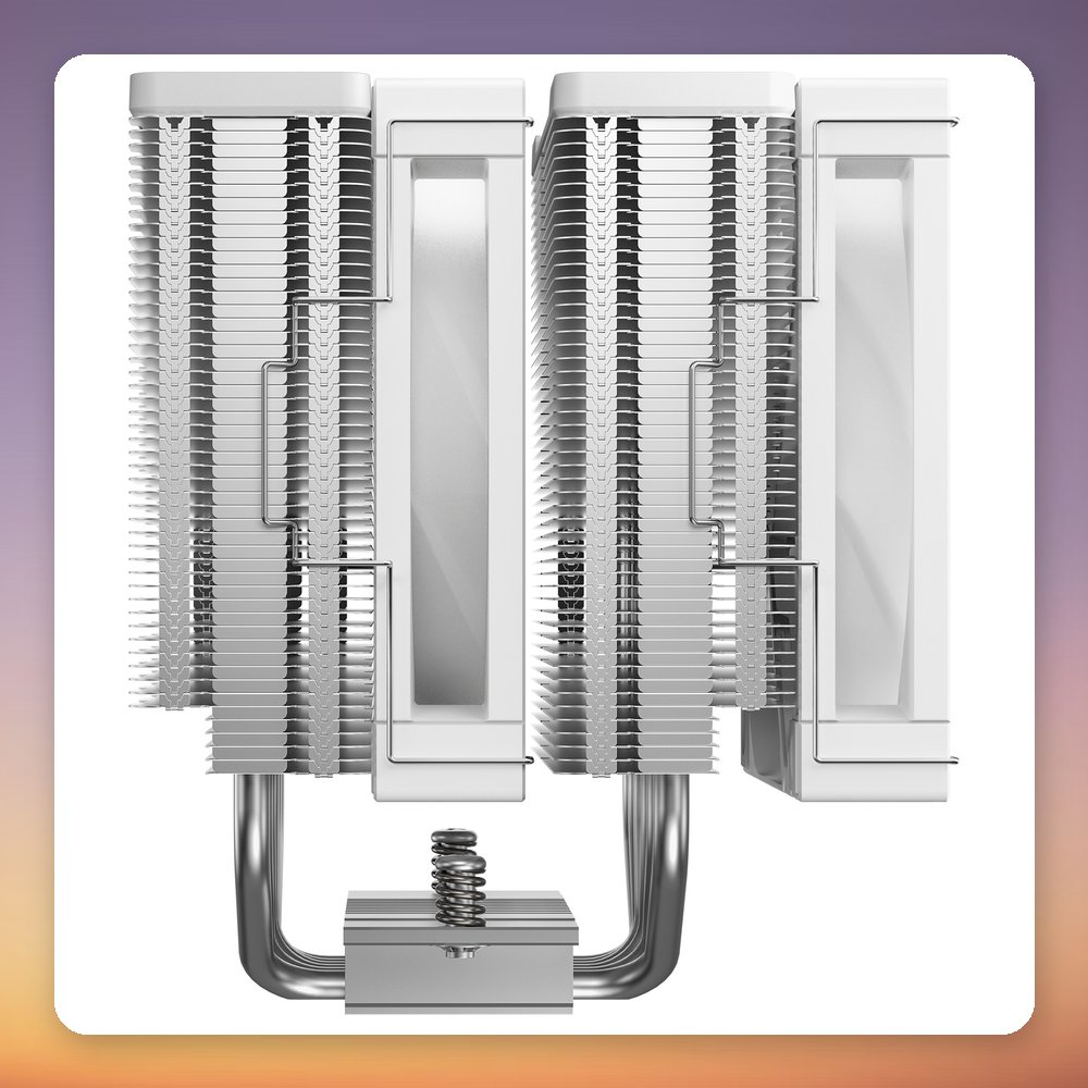 Deepcool AG620 G2 WH ARGB 120 mm Dual Tower CPU Cooler, White, 6 Heatpipes – image 4