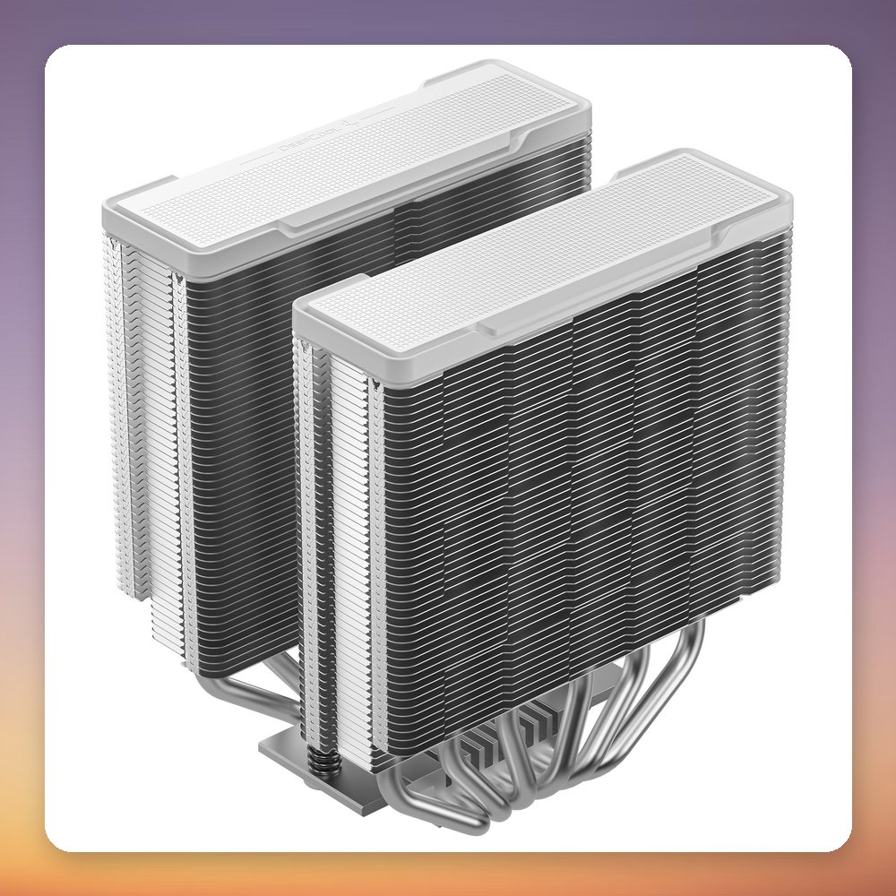 Deepcool AG620 G2 WH ARGB 120 mm Dual Tower CPU Cooler, White, 6 Heatpipes – image 6
