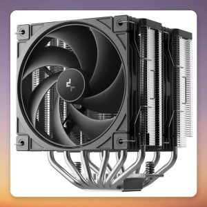 Deepcool AG620 G2 Dual Tower CPU Cooler, 6 Heatpipes, 2x 120 mm PWM Fans, Black