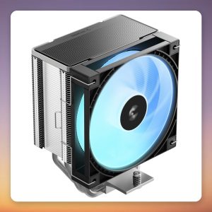 Deepcool AG600 ARGB 120 mm CPU Cooler, Black, 6 Heatpipes, 260W TDP