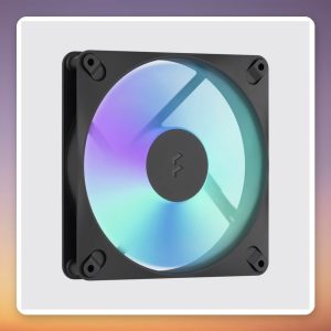 Fractal Design Dynamic 3 140 RGB 140 mm PWM ARGB Case Fans, Black, 3-Pack