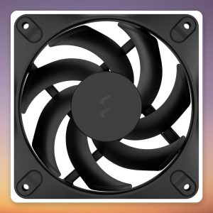 Fractal Design Dynamic 3 120 mm PWM Case Fan, Black, Single Pack