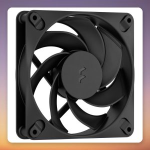Fractal Design Dynamic 3 120 mm PWM Reverse Blade Case Fan, Black