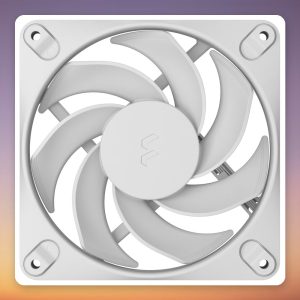 Fractal Design Dynamic 3 120 mm PWM Reverse Blade Case Fan, White