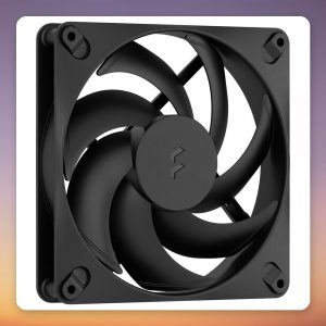 Fractal Design Dynamic 3 140 mm PWM Case Fan, Black, Single Pack
