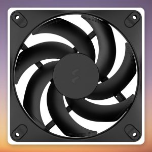 Fractal Design Dynamic 3 140 mm PWM Case Fan, Black, Single Pack